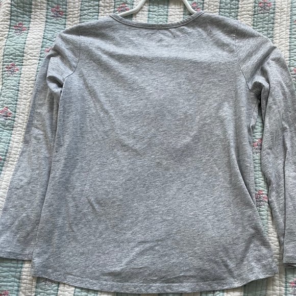 Children's Place Girls Long Sleeve Shirt L/G 10/12 Butterfly - Picture 3 of 4